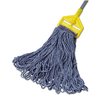 Rubbermaid Commercial universal Looped-End Wet Mop, Blue, Cotton/Synthetic, PK12 FGE23800BL00